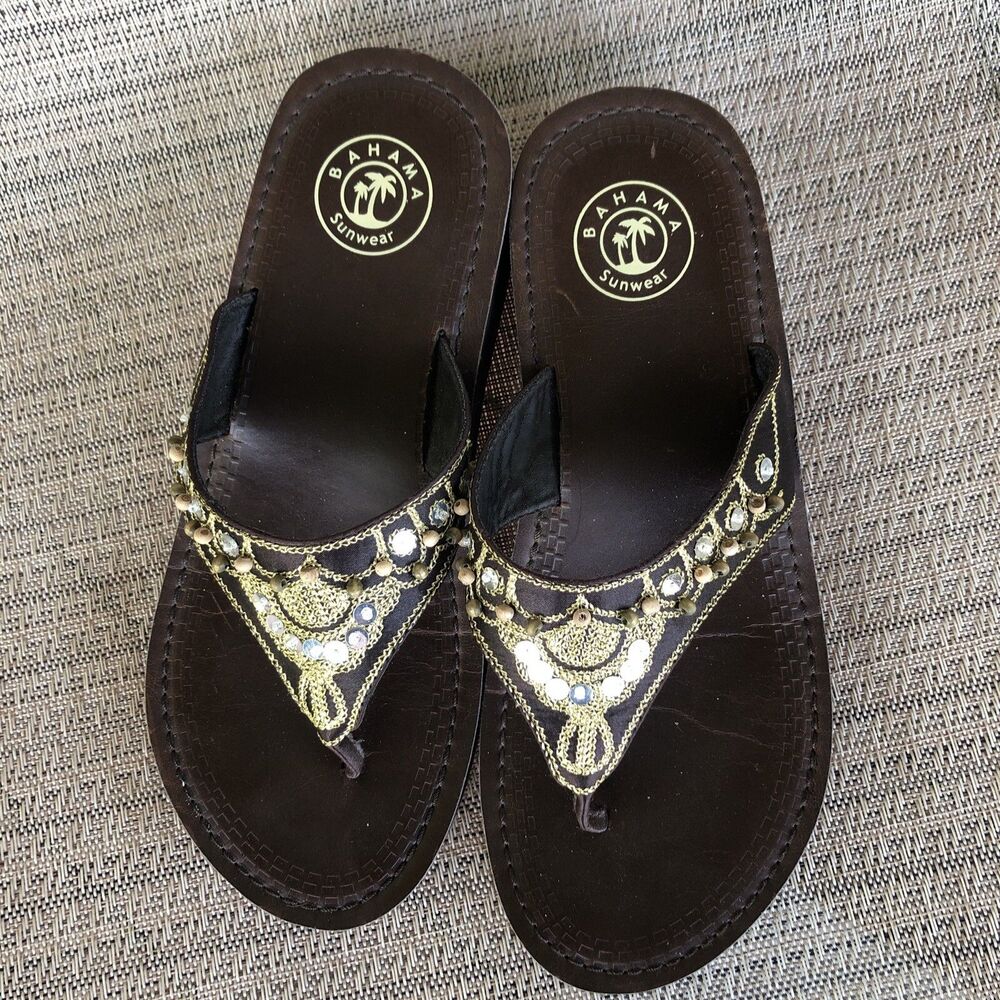 Bahama Sunwear  Flip Flops  In Boho Pattern
